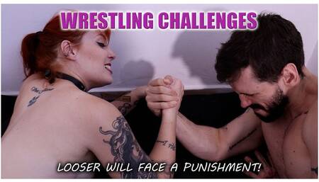 Nude wrestling challenge: winner fucks looser (part 1)