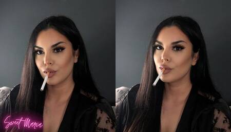 Practicing ghost inhales & smoke rings ~ Sweet Maria