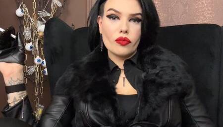 POV smoking w strapon