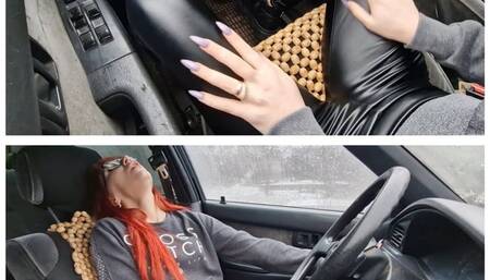 She didn't expect to get wet from an unstarted car any more than she did after a rainstorm