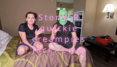 Masked Storm R's quickie creampie audition
