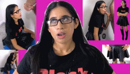 eRica finds out her new man doesn’t have any money after she deep throats his cock and lets him blast her with cum