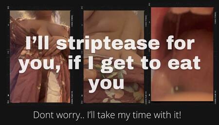 Giantess Phoenix Lets You Enjoy Her Striptease In Exchange For Vore- 4K