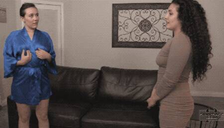 Spanking For Dildo Thief Lili Ms Arab And Sinn Sage Ass Smacking Humiliation From Boss SD