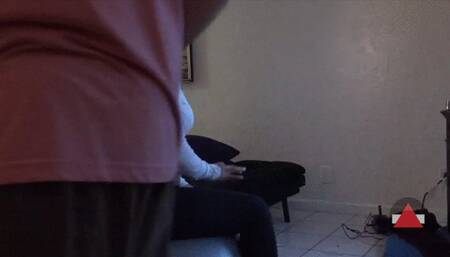 Bouncing on his Dick