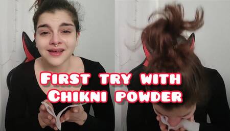 Huge Sneezing Fit with Chikni Powder