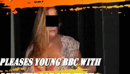 Deja Blue Enjoys an Anonymous Young Stud