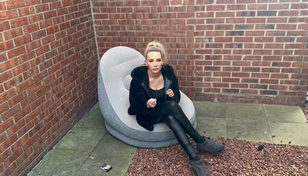 Smoking plus cigarette popping HD