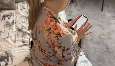 Down blouse office perv P1