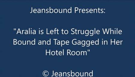 Aralia Bound and Gagged During Her Vacation - HD