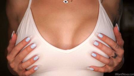 Mesmerizing Tit Worship