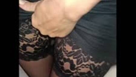 Pee spotted my little thong