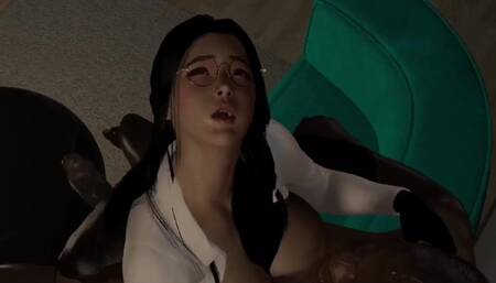 I Fucked a Japanese Wife's Cute Pussy After Gym