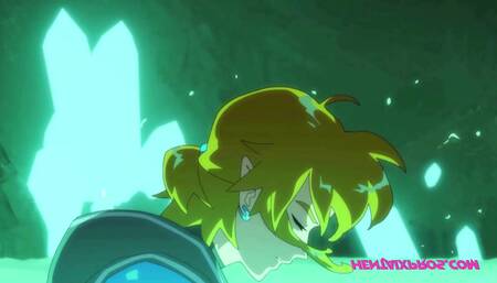 Sexy Blonde ELF Bathing and Fucking HENTAI UNCENSORED