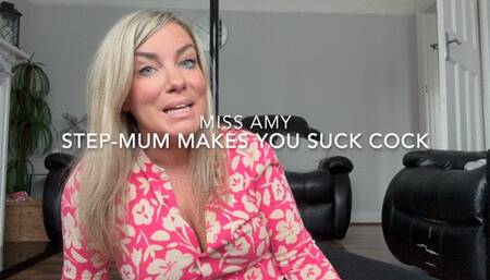 Step-Mum Makes You Suck Cock