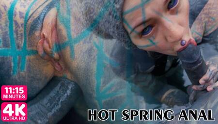 Anal Fuck in the Hot Spring