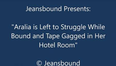 Aralia Bound and Gagged During Her Vacation - SD