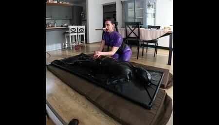 Goddess Christine and Faith - VACUUMBED - EPIC handjob and CBT part 1 gopromax