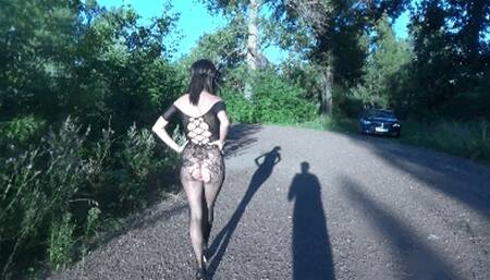 Toilet slavery in the woods