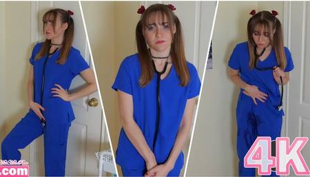 Nurse's Panty Pee Desperation