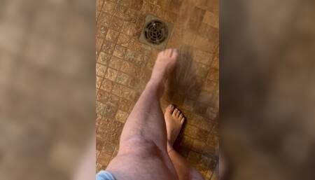 Shower Time with My Foots