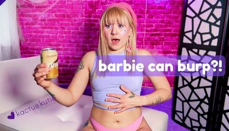 barbie can burp