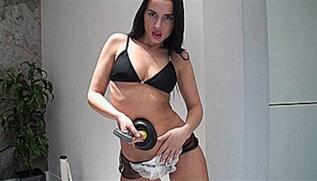 Mega vacuum plunger ON MY BELLY (1920x1080 HD) MP4