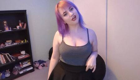 Cumming in my black thigh highs