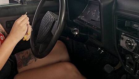 I took the Opala from the mechanic and BOILED the engine doing a donut