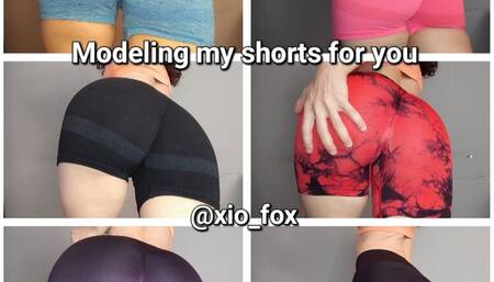 Modeling my booty shorts