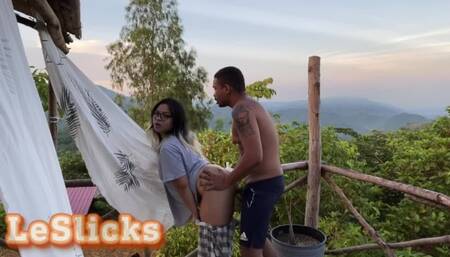 Risky outdoor quickie Kantutan lang 4/5