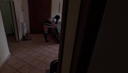 18 year old british babe fucked and creampied