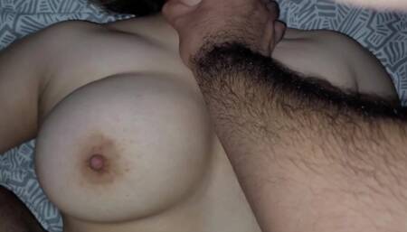 She Likes When I Touch Her Big Tits