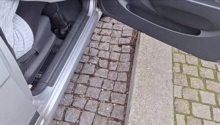 Feeding the slave after a walk