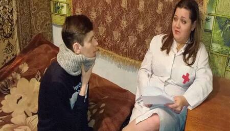 Clear a boy's throat MP4