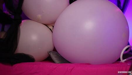 Laying On My Boobs and Belly + Out of Control Huge Rapid Inflation