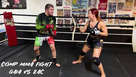 Competitive MMA! Sparring in the ring