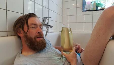 Piss lover - fun in bathroom part 02