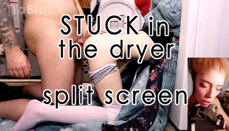 Stuck in the Dryer Split Screen