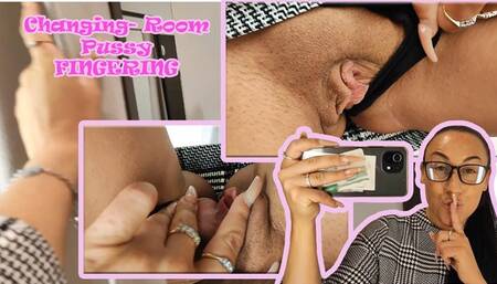 OMG! PUBLIC in der UMKLEIDEKABINE gefingert!