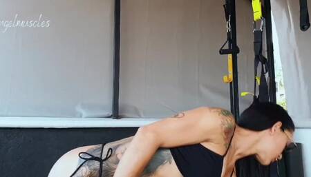 Train and flex by Angelmuscles