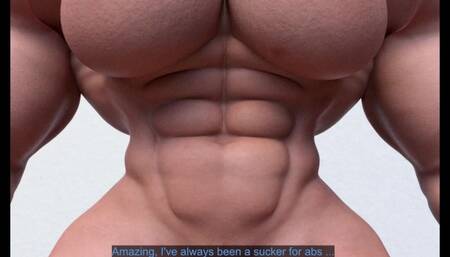 Hulky Girlfriend (Female muscle Growth)