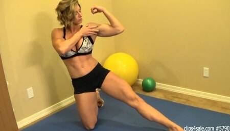 Mixed Wrestling and Ballbusting with Amazon Muscle Goddess Rapture - from Deviant Fetish Girls