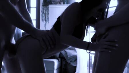 Analucia empalada por dos pollas