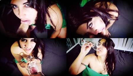 Your cum is my favourite drink POV blowjob - MeluWorld