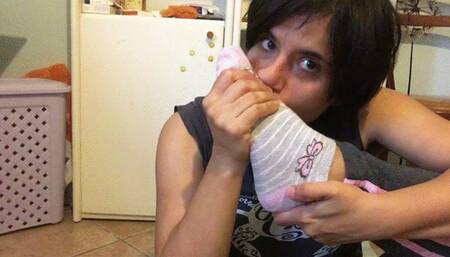 compilation - Miss Minnie's dirty socks and socks