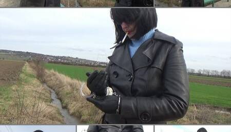 Smoking cigarette in handcuffs 52