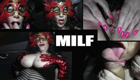 DAMA SEXO CASUAL EN EL COCHE