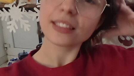 [KinkyPoki] naughty video phone call on Christmas morning - christmas 2023 (pocket porn)