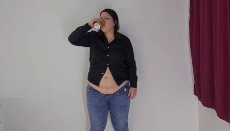 Burping and scratching